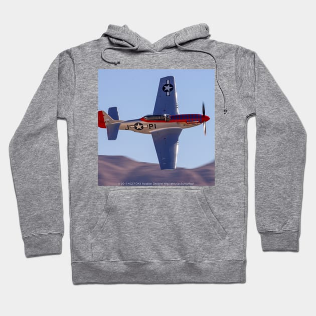 P-51D Mustang “Diamondback” Hoodie by acefox1